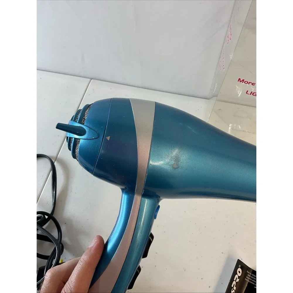 Baby‎ Bliss Pro Nano Titanium Hairdryer Portofino Full-Size Blue